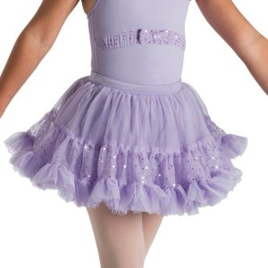 Bloch Danya Sequin Ruffle Hem Girls Skirt